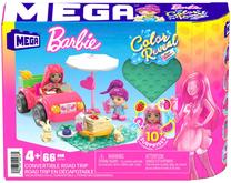 Konstruktorius Mattel Mega Bloks Barbie Kelionė kabrioletu HKF90, 66 vnt.