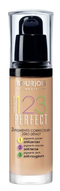 Жидкая основа для макияжа Bourjois Paris 123 Perfect 16 Hour, beige fonce цв., 54, 30 мл