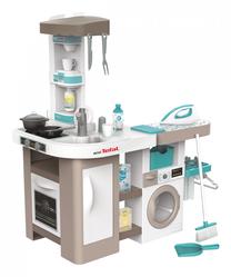 Игровая кухня Smoby Mini Tefal Cleaning Kitchen, белый цв./бежевый цв./бирюзовый цв.