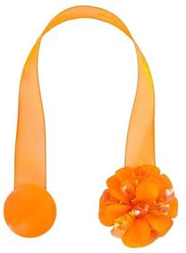 Aizkaru turētājs ar magnētu Flower, 5 cm, oranža krās.
