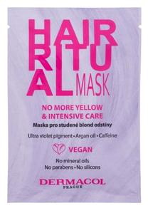 Matu maska Dermacol Hair Ritual No More Yellow, 15 ml