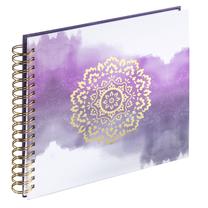 Foto albums Hama Golden Watercolor, zelta krās./violeta krās.