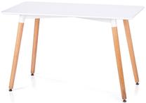 Stalas Homede Elle, ąžuolo sp./balta sp., 120 cm x 80 cm x 75 cm