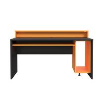 Rakstāmgalds Domoletti TZRB212-C913, 160 cm x 69 cm, 93.8 cm, melna krās./oranža krās.