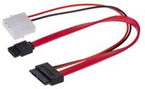 Adapteris Akyga SATA, Sata / Molex, 0.2 m