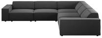 Kampinė sofa Micadoni Jodie, pilka sp., 287 x 287 cm x 70 cm