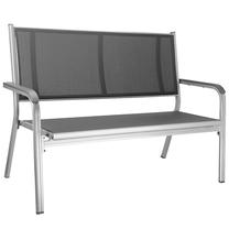 Lauko suoliukas Kettler Basic Plus 0301211-0000, antracito sp./sidabro sp., 64 cm x 138 cm x 97 cm