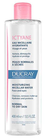 Kosmētikas noņemšanas līdzeklis Ducray Ictyane Agua, 400 ml