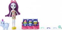 Кукла с аксессуарами Mattel Enchantimals Baby Best Friends Hedda Hippo & Lake, 15 см, многоцветный