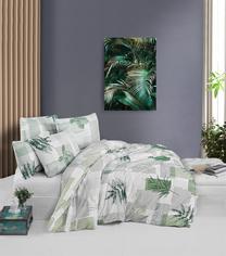 Patalynės užvalkalų komplektas Mijolnir Leaf 121VCT2801, balta sp., 50 x 70 cm, 200 x 220 cm