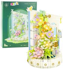Konstruktors Lean Toys When Flowers Bloom, 632 gab., daudzkrāsaina