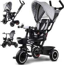 Triratukas Tiny Bike Rotatable SP0650SZA, juoda sp./pilka sp.
