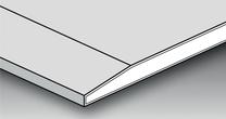 Kipsplaat, 330 cm x 120 cm x 1.25 cm