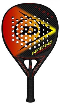 Padel tenisa rakete Dunlop Inferno Carbon Elite 620DN10325869, melna krās./dzeltena krās.