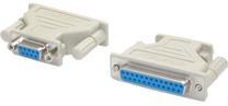 Адаптер StarTech Serial Adapter AT925MF DB9 male, DB25 female, бежевый цв.
