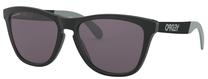Спортивные солнцезащитные очки Oakley Frogskins Mix OO9428 9428 01, 55 мм, черный цв./серый цв.