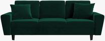 Sofa-lova Micadoni Moghan MIC_3SF_2_F1_MOGHAN6, tamsiai žalia sp., 235 x 100 cm x 88 cm