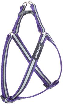 Petnešos šunims Amiplay Shine, violetinė sp., 550 mm