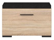 Batų dėžė Fever, ąžuolo, 80 cm x 37 cm x 50 cm