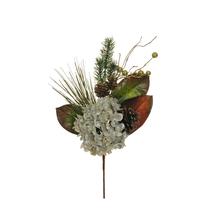 Kalėdinė dekoratyvinė šakelė, įvairių spalvų, 52 cm