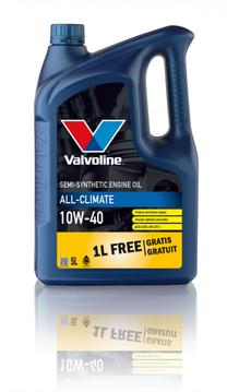Motoreļļa Valvoline All Climate 10W - 40, daļēji sintētiska, 5 l