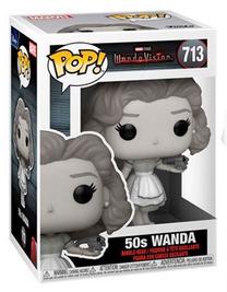 Rotaļlietu figūriņa Funko Pop! Marvel 50s Wanda 713, 9 cm, pelēka krās.