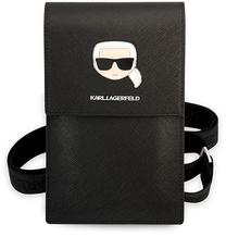 Telefona vāciņš Karl Lagerfeld KLWBSAKHPK, melna krās., Visi