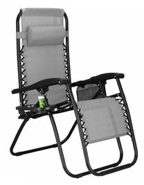 Lauko gultas Springos Sun Lounger GC0010, pilka sp., 175 cm x 67 cm x 100 cm