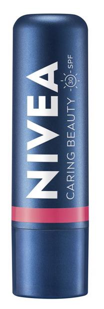 Lūpų balzamas Nivea Caring Beauty, 4.8 g, rose
