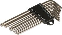 Raktų komplektas RFR Torx Set TOOL230, plienas, juoda sp./chromo sp., 7 vnt.
