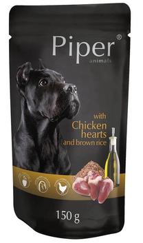 Märg koeratoit Piper with Chicken Hearts and Brown Rice, kanaliha, 0.15 kg