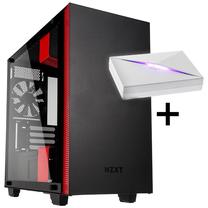 Kompiuterio korpusas NZXT, juoda sp./raudona sp.