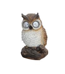 Sodo dekoracija "Pelėda" Garden Center NF17436/YSJ71264, 12 cm x 12 cm x 20 cm, ruda sp.