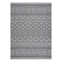 Paklājs iekštelpu Hacano Vinea Zigzag, balta krās./melna krās., 170 cm x 120 cm