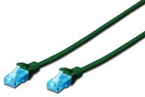 Провод Digitus CAT 5e UTP Patch RJ-45 8P8C, RJ-45 8P8C, 2 м, зеленый цв.