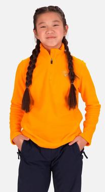 Джемпер с утеплителем, детские Rossignol Girl 1/2 Zip Fleece Girl's, oранжевый цв., 8