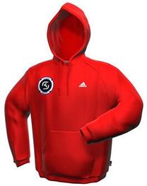 Свитер, универсальный Adidas, красный цв., s
