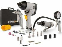 Набор пневматических инструментов Powerplus POWAIR0021, 6.3 бар, 1/4 6mm, 25 шт.
