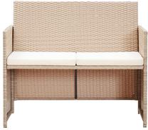 Lauko sofa VLX 46396, smėlio ruda sp.