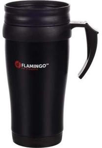Termokrūze Flamingo 891116, 0.350 l, melna krās.
