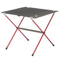 Stovyklavimo stalas Big Agnes Soul Kitchen Asphalt, raudona sp./pilka sp., 70 cm x 61 cm x 61 cm