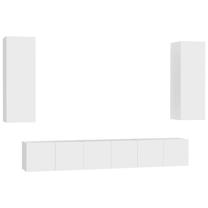 TV galds VLX 3074454, balta krās., 30 cm x 60 cm x 30 cm