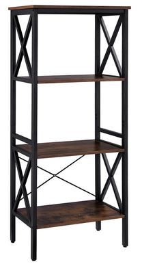 Lentyna Songmics, ruda/juoda, 56 cm x 32 cm x 131 cm