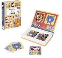 Магнитная игрушка Janod Magneti Book Mix & Match Animals, 26 см, многоцветный