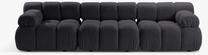 Modulinė sofa Micadoni Bellis MIC_3S_213_F1_BELLIS4, grafito sp., 282 x 94 cm x 70 cm