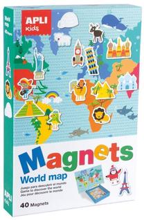 Магнитная игра APLI kids World Map 16494