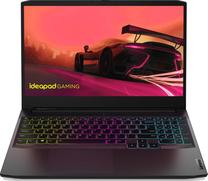 Sülearvuti Lenovo IdeaPad 3 15ACH Gaming 82K200NXPB, AMD Ryzen 5 5600H, 16 GB, 512 GB, 15.6 ", RTX 3050, must v., EN, Windows