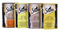 Mitrā kaķu barība Sheba Select Slices In Gravy Poultry Selection, mājputnu gaļa, 0.085 kg, 80 gab.