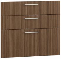 Spintelės fasadas, virtuvės spintelės priekiui Vento D3S_H-80/82, 35.5 cm x 79.6 cm, riešuto sp.
