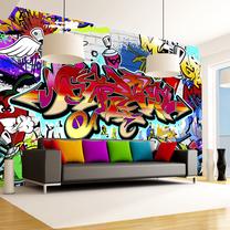 Фотообои Artgeist Street Art:Red Theme MNEW010680, 105 см x 150 см